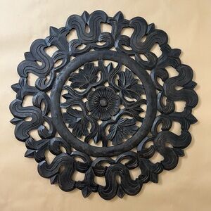 Wooden Floral Wall Decor